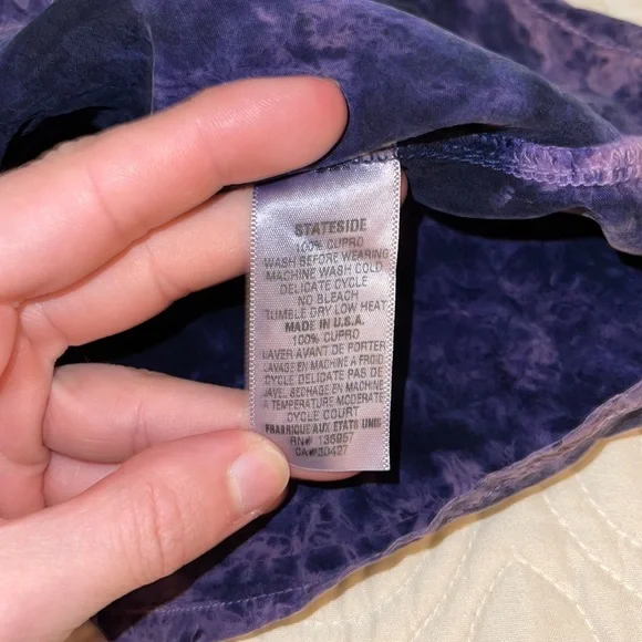 Anthropologie // Stateside Cupro Tie Dye Tank {Purple} NWT🌛 - Picture 10 of 14
